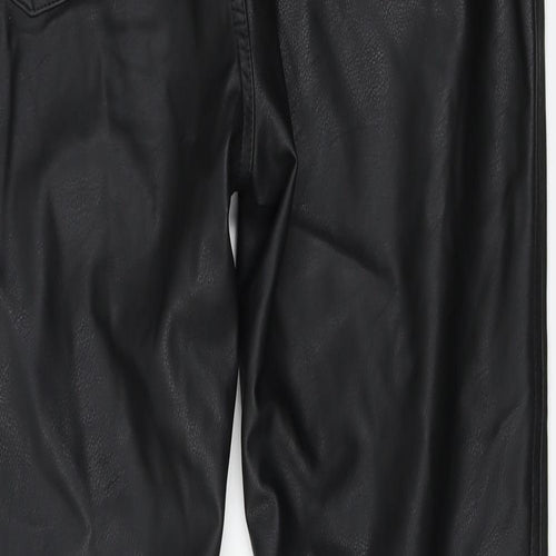H&M  Womens Black   Trousers  Size 12 L24 in