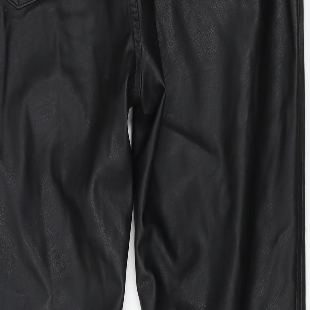 H&M  Womens Black   Trousers  Size 12 L24 in