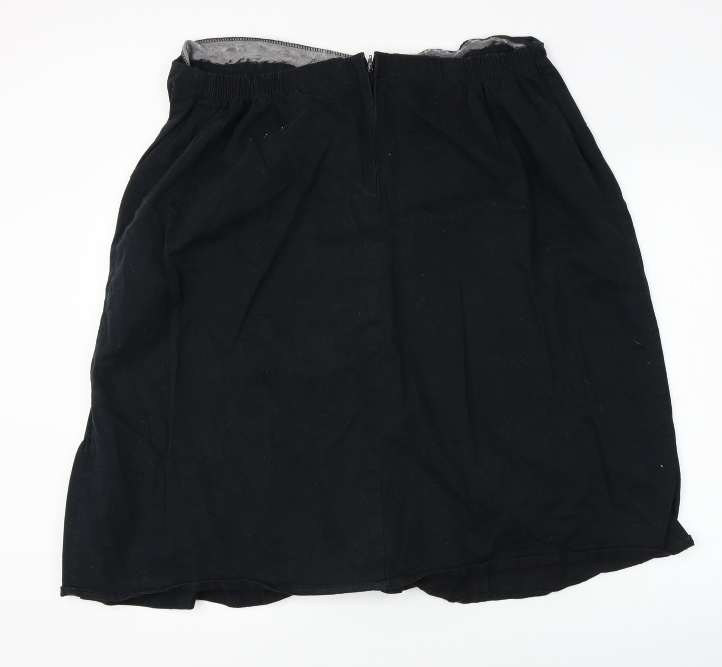 Afibel   Womens Black   A-Line Skirt Size 36 in