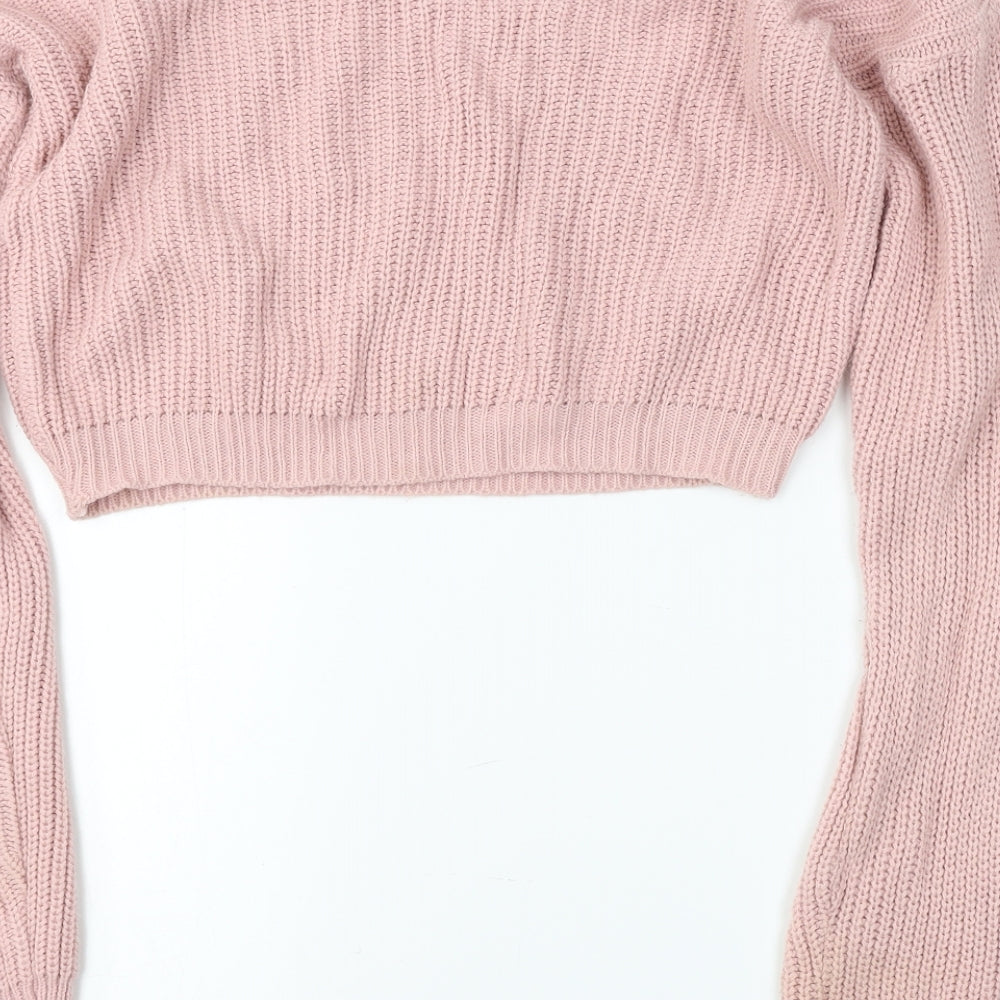 PRETTYLITTLETHING  Womens Pink   Pullover Jumper Size M