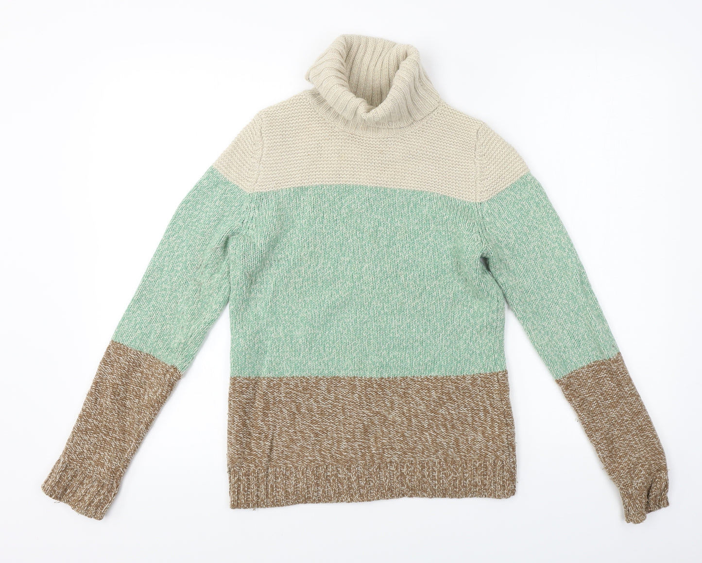 Mini Boden  Womens Beige Striped  Pullover Jumper Size 8