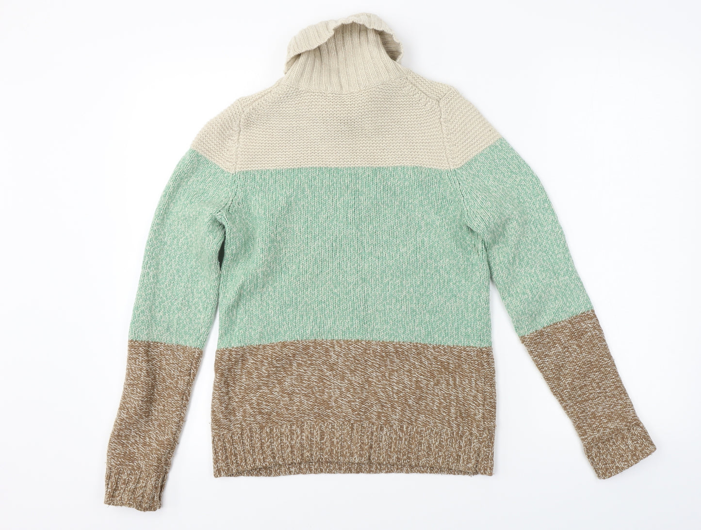 Mini Boden  Womens Beige Striped  Pullover Jumper Size 8