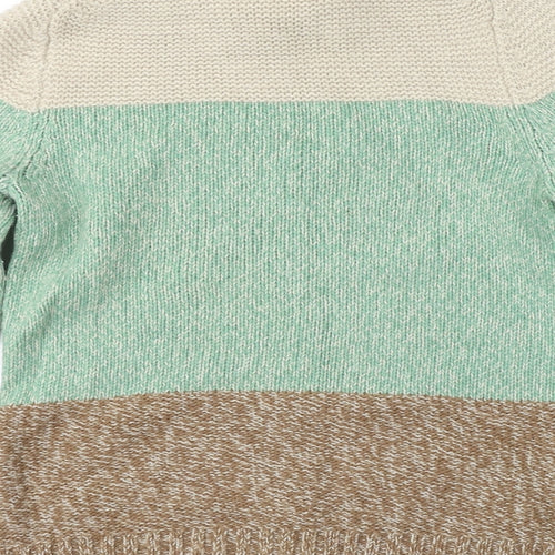 Mini Boden  Womens Beige Striped  Pullover Jumper Size 8