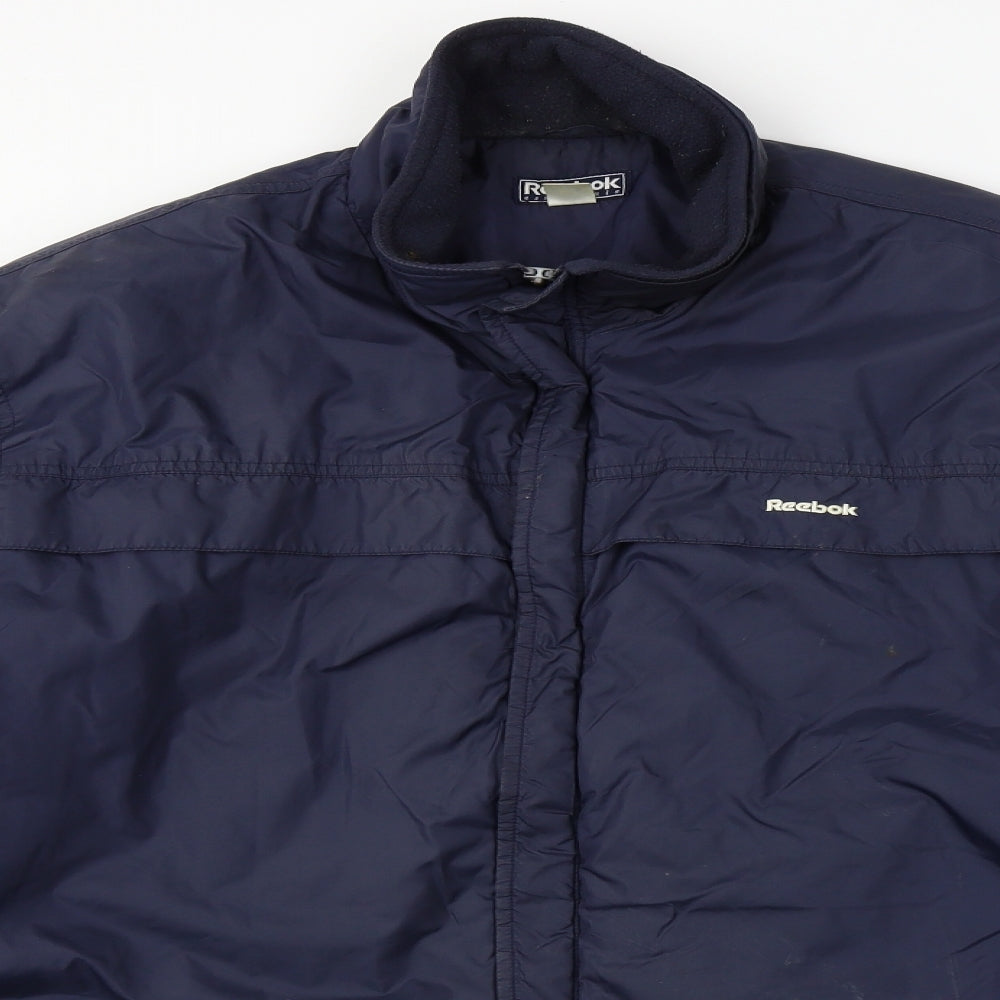 Reebok Mens Blue   Jacket Coat Size M