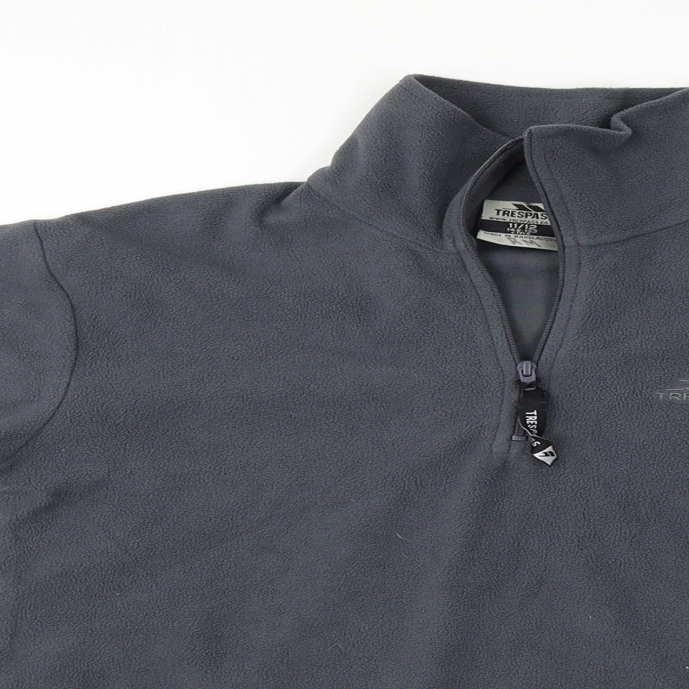 Trespass  Boys Grey   Henley Jumper Size 11-12 Years