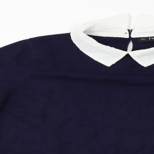 F&F  Womens Blue   Pullover Jumper Size 12