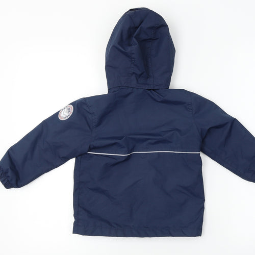 H&M  Boys Blue Ombré  Rain Coat Coat Size 2-3 Years