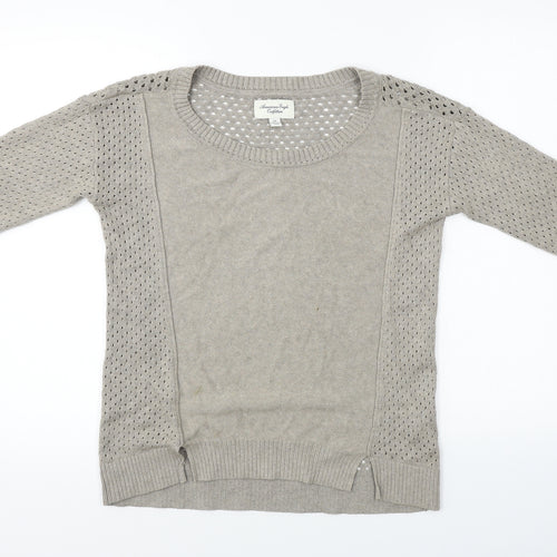 American Eagle Outfitters  Womens Brown   Pullover Jumper Size S