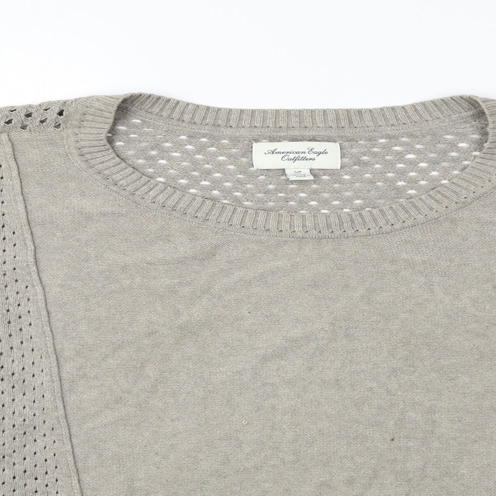 American Eagle Outfitters  Womens Brown   Pullover Jumper Size S