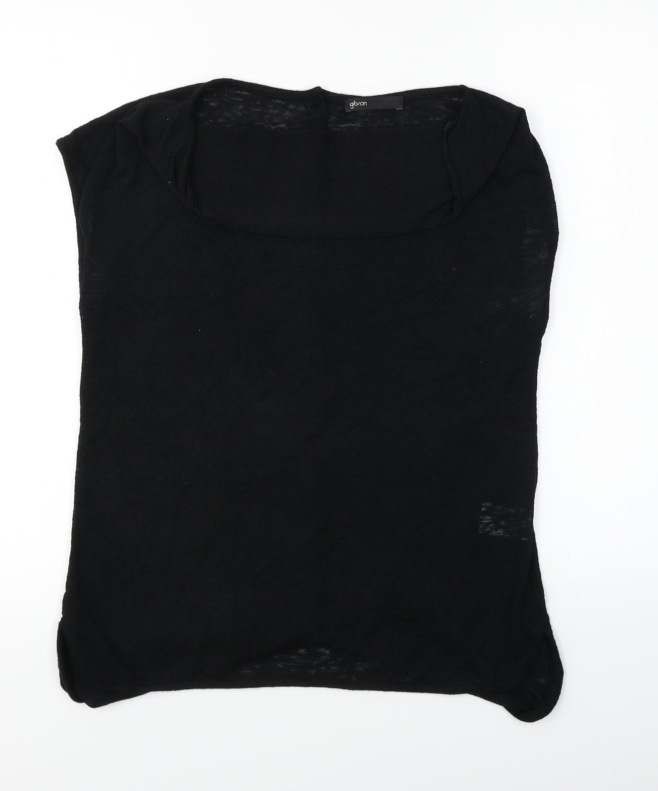 Gibson  Womens Black   Basic T-Shirt Size M