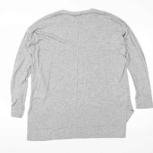 H&M Womens Grey   Pullover Jumper Size M