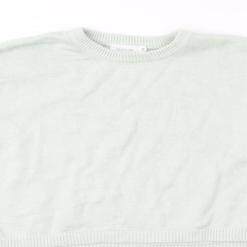 Glassons Womens Green   Pullover Jumper Size M