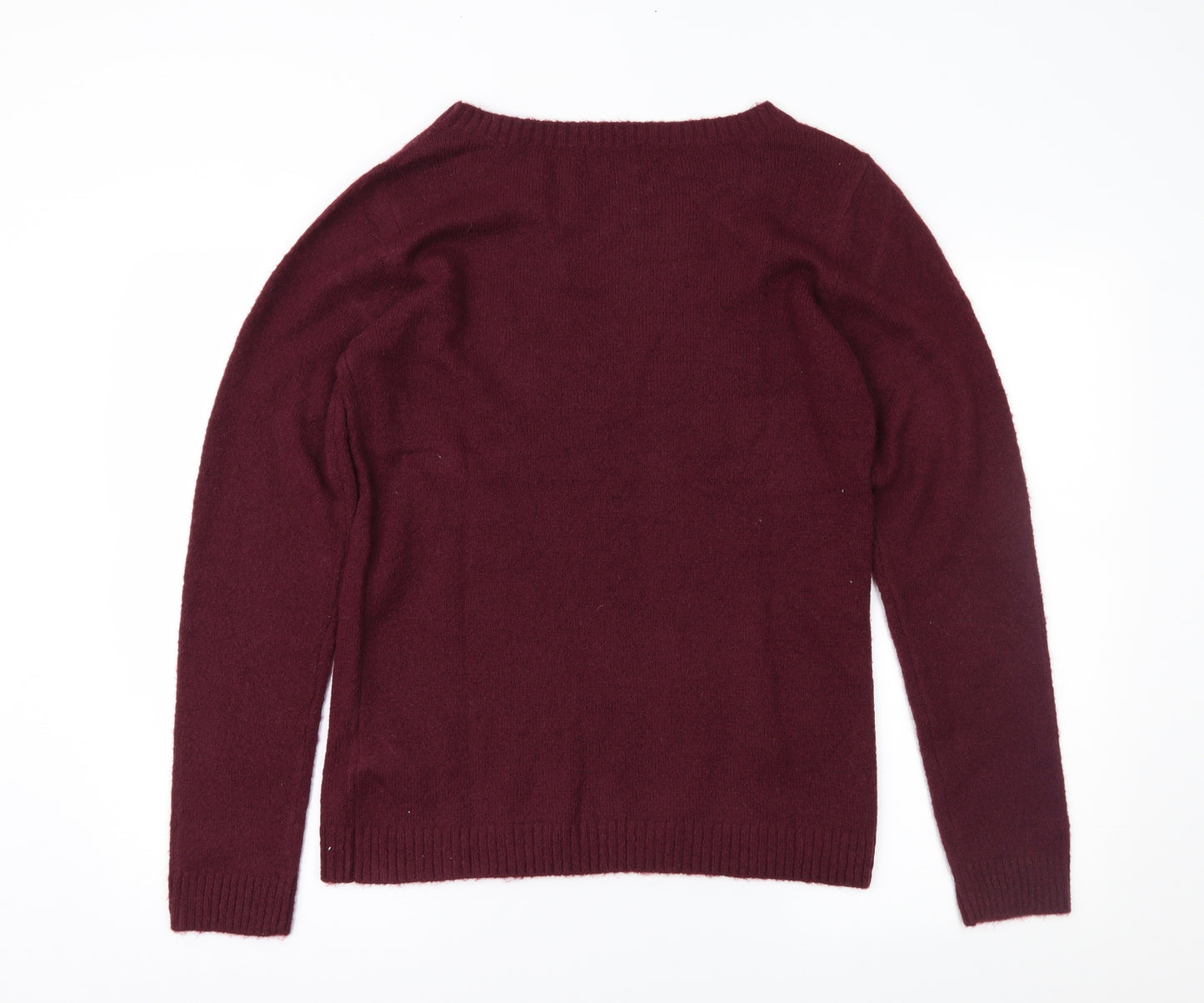 Laura Scott Womens Red   Pullover Jumper Size 16