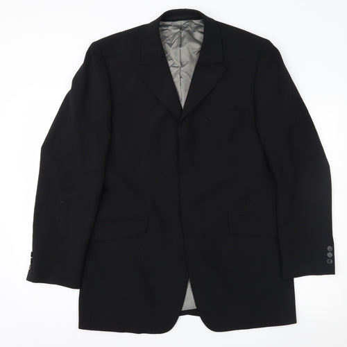 Jonathan Adams Mens Black   Jacket Suit Jacket Size 40