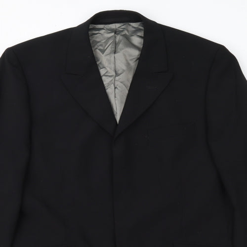 Jonathan Adams Mens Black   Jacket Suit Jacket Size 40