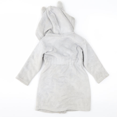 George Baby Grey    Robe Size 18-24 Months  - Ears on Hood