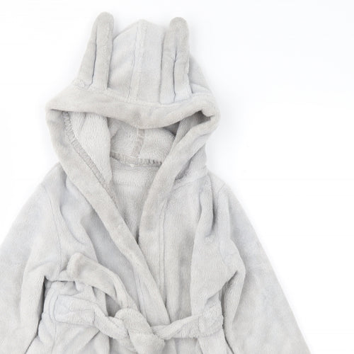 George Baby Grey    Robe Size 18-24 Months  - Ears on Hood