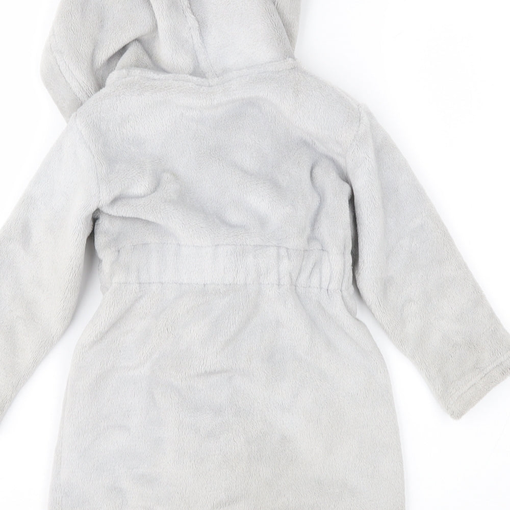 George Baby Grey    Robe Size 18-24 Months  - Ears on Hood