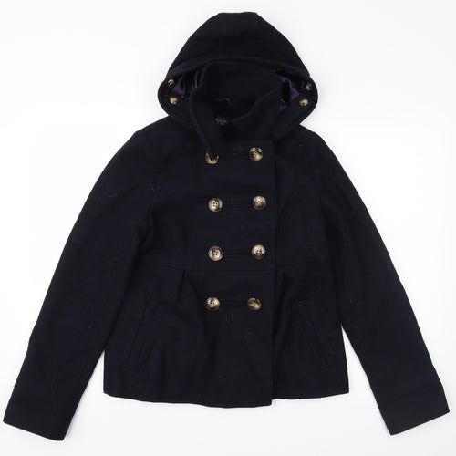 Topshop Womens Blue   Jacket Coat Size 10