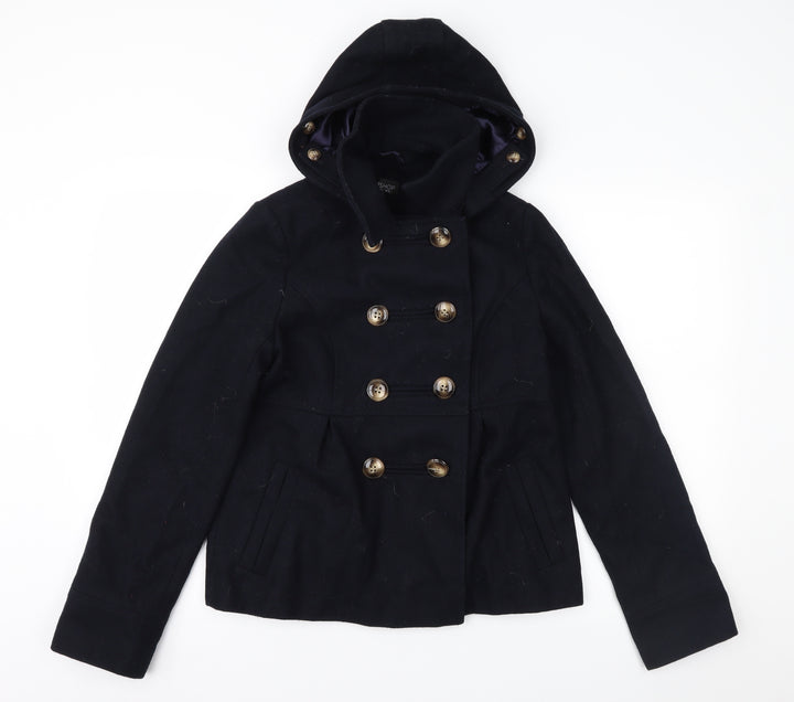 Topshop Womens Blue Jacket Coat Size 10