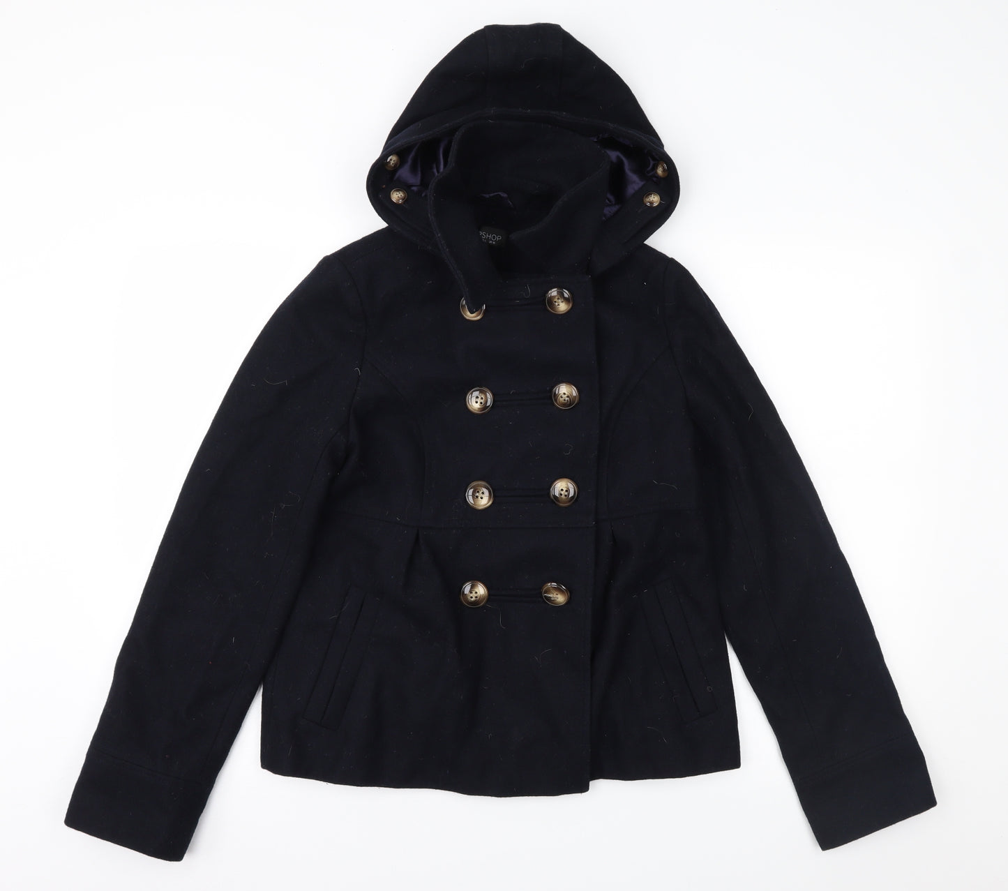 Topshop Womens Blue   Jacket Coat Size 10