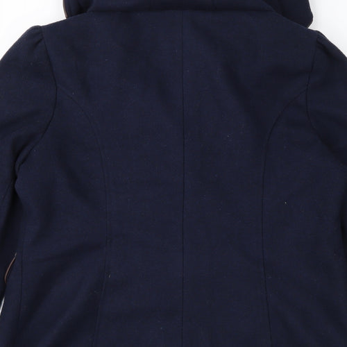 New Look Womens Blue   Overcoat Coat Size 10