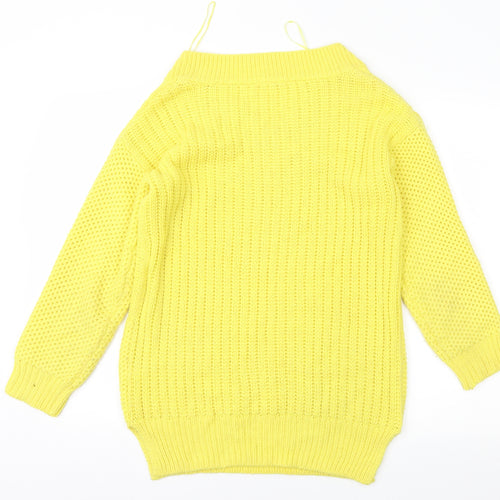 TU Womens Yellow   Pullover Jumper Size 8