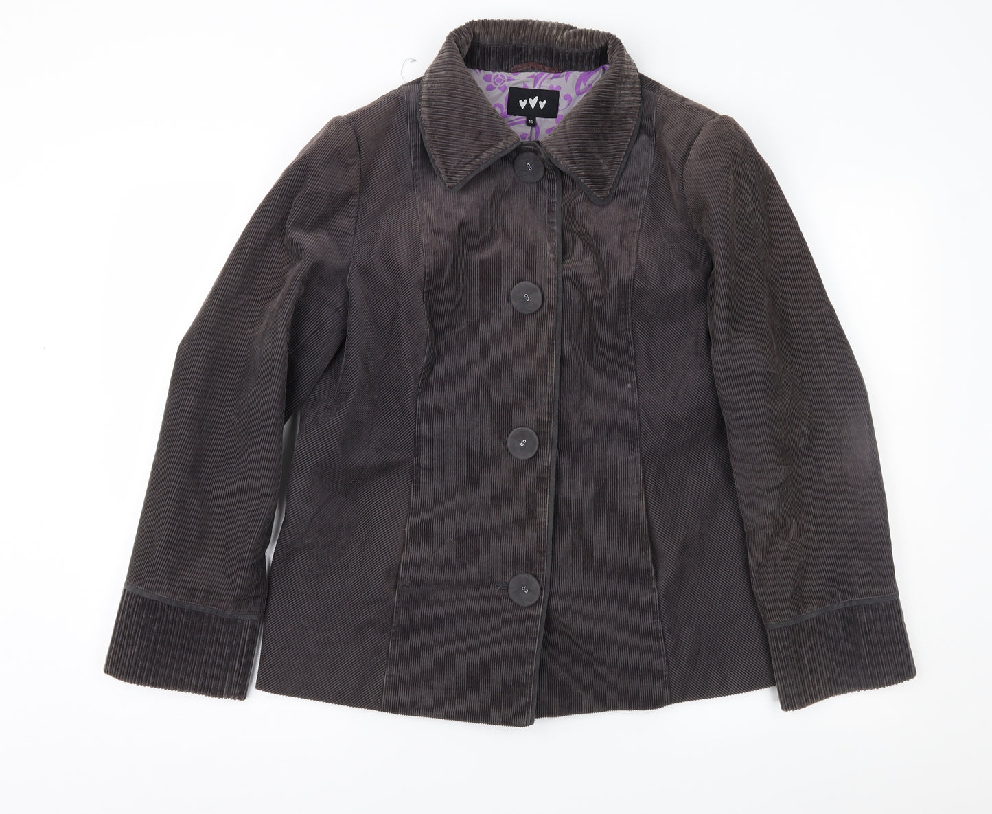 Per Una Womens Grey  Corduroy Jacket  Size 16