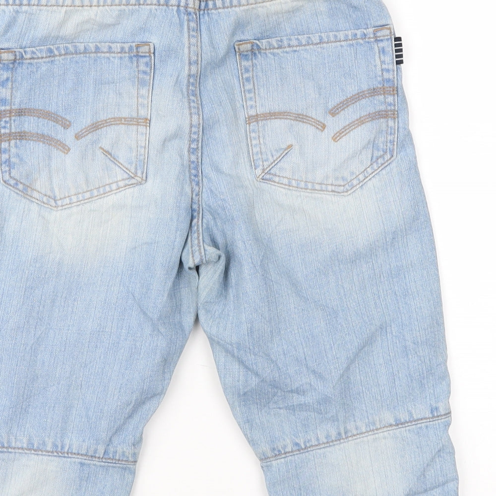 Polarn O. Pyret Boys Blue  Denim Cargo Shorts Size 7-8 Years
