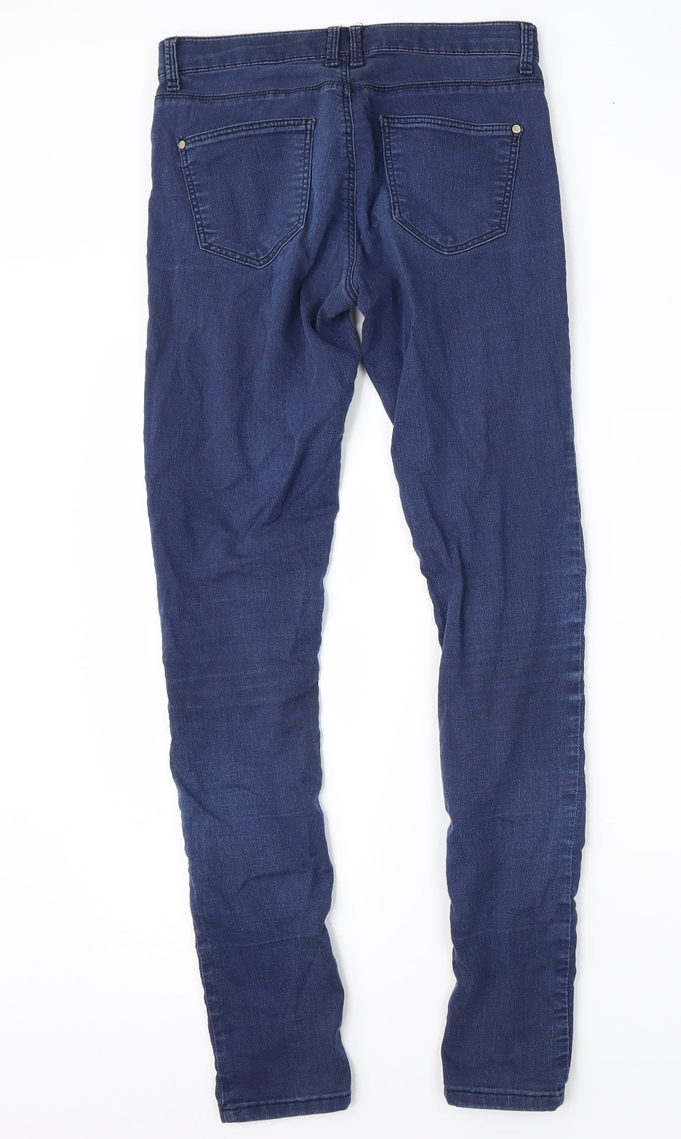 Topshop Womens Black  Denim Skinny Jeans Size 28 in L32 in