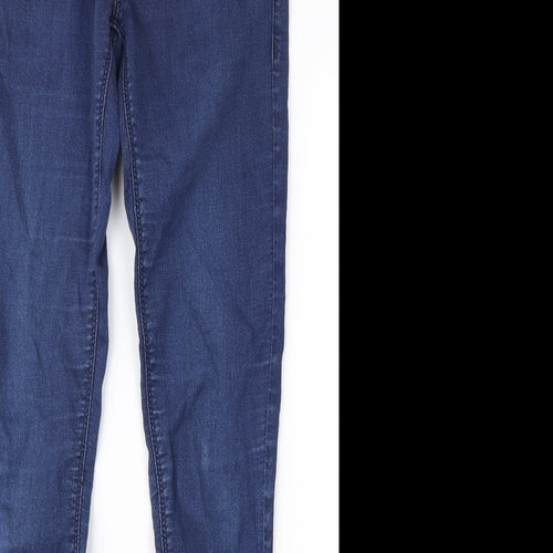 Topshop Womens Black  Denim Skinny Jeans Size 28 in L32 in