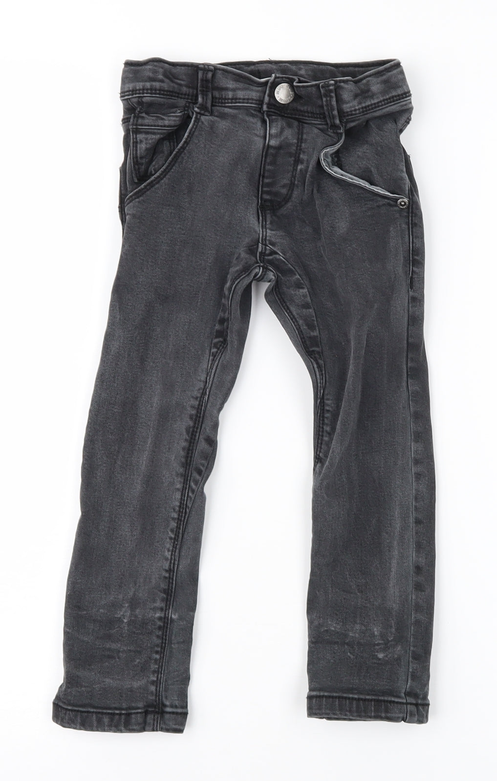 Mini Club Boys Black  Denim Skinny Jeans Size 2-3 Years