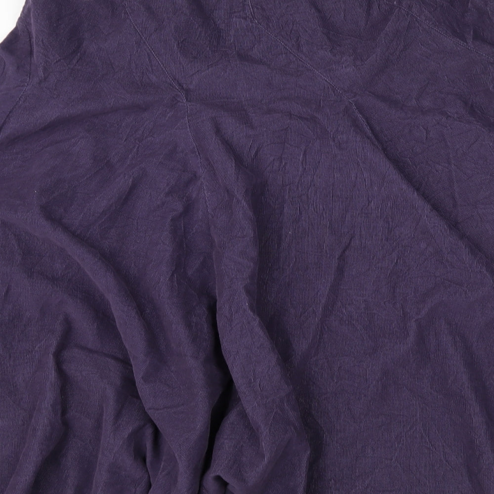 RJR.John Rocha Womens Purple  Corduroy Flare Skirt Size 12