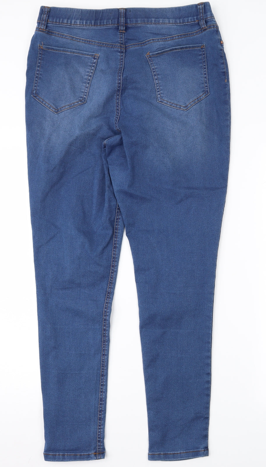 F&F Womens Blue  Denim Jegging Jeans Size 16 L29 in
