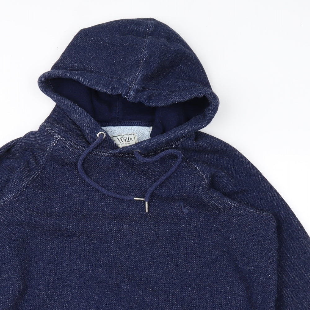 Jack Wills Mens Blue   Pullover Hoodie Size S