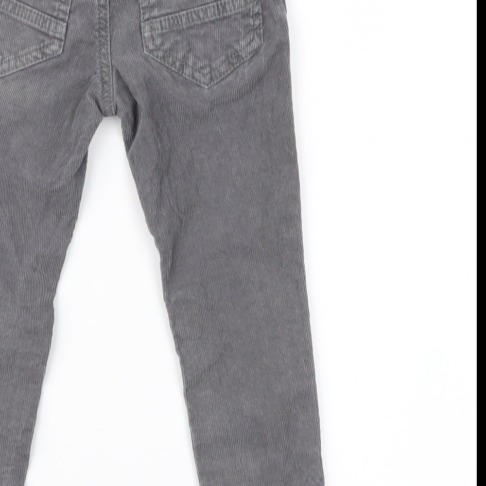 TU Boys Grey  Corduroy Chino Trousers Size 2 Years