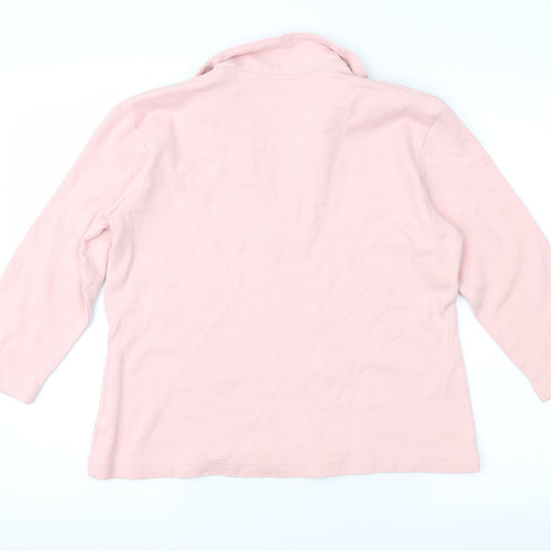 Preworn Womens Pink   Basic T-Shirt Size XL