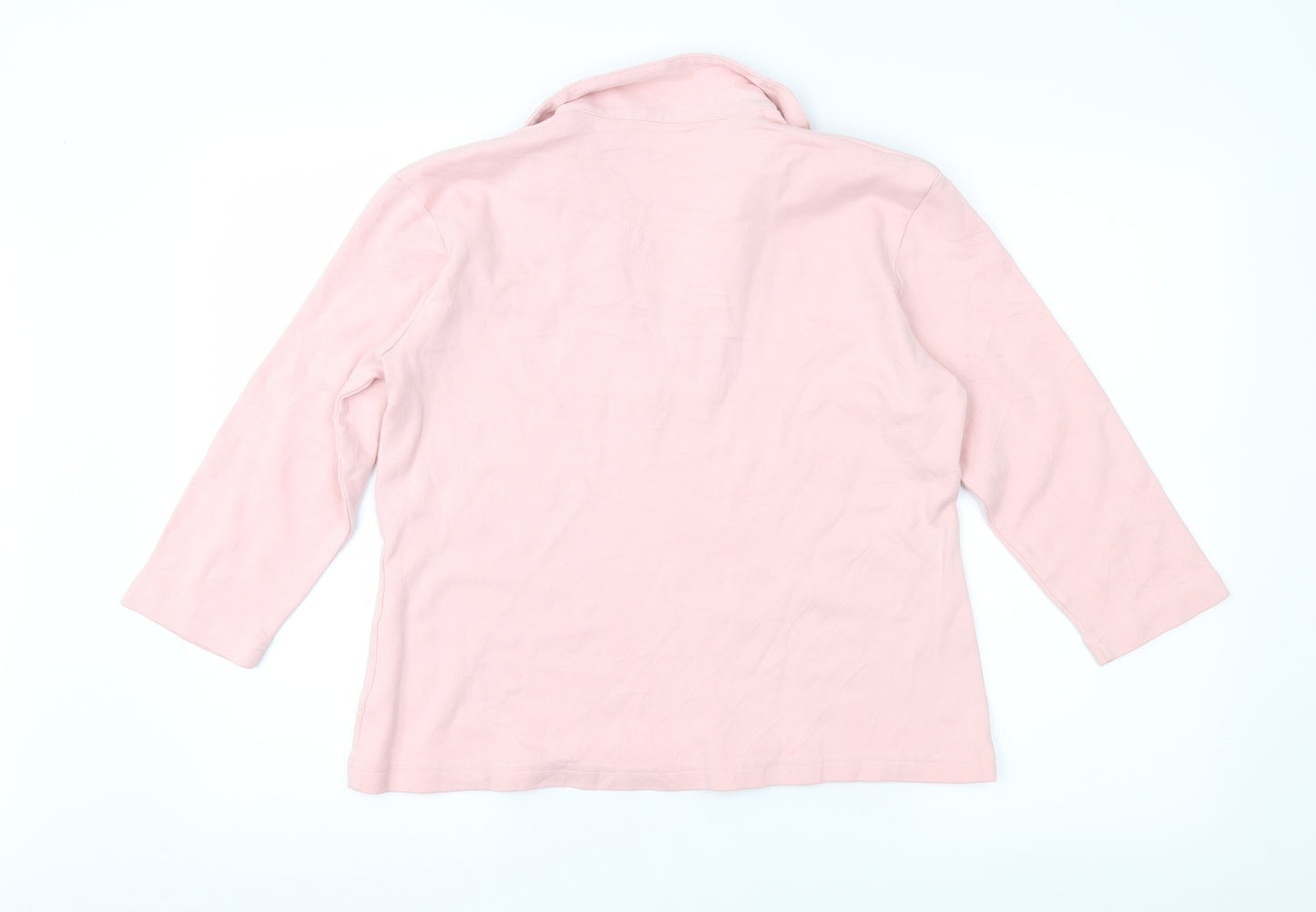 Preworn Womens Pink   Basic T-Shirt Size XL