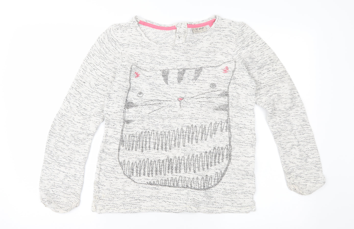 NEXT Girls Grey   Pullover Jumper Size 12 Years