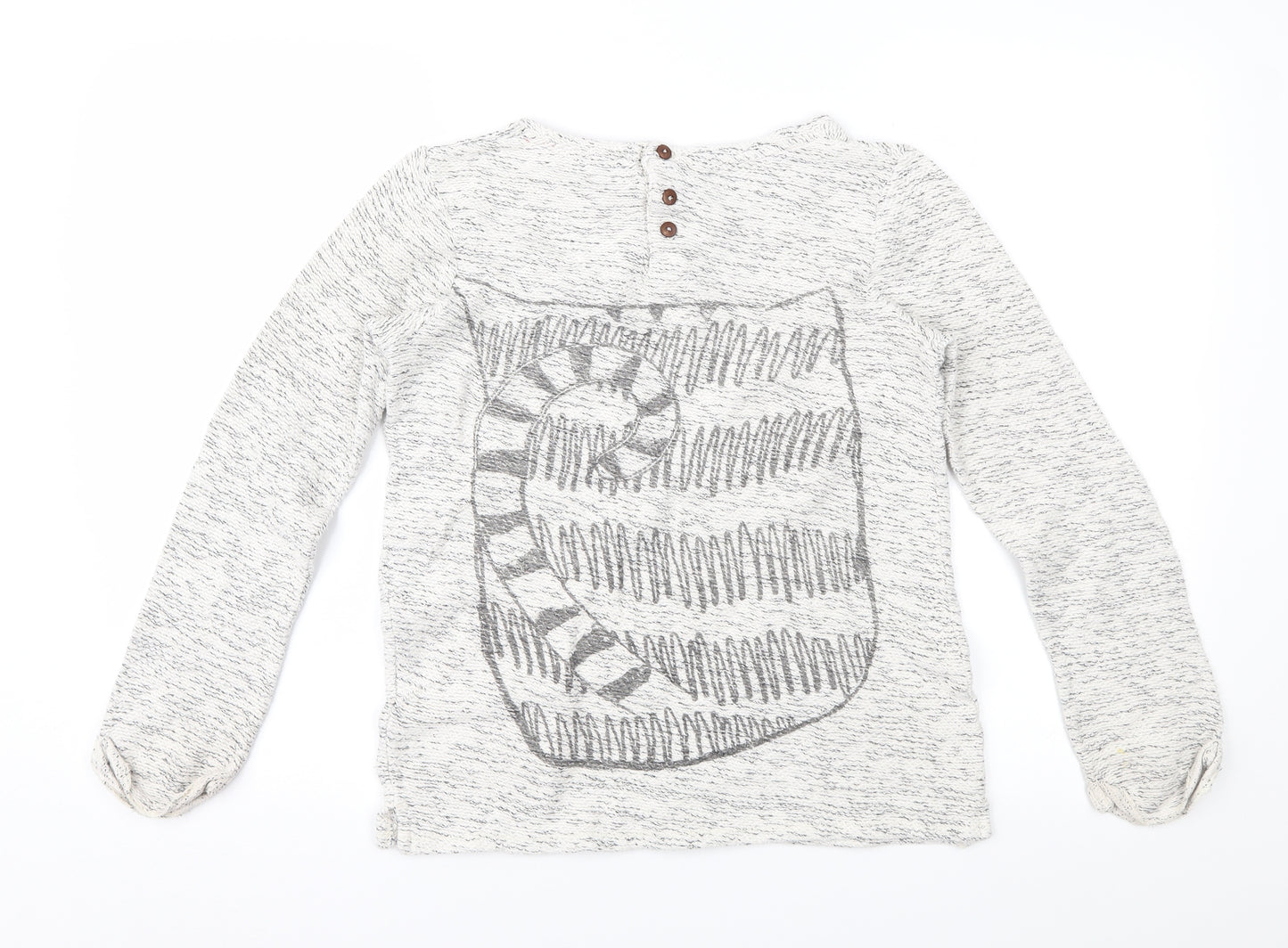 NEXT Girls Grey   Pullover Jumper Size 12 Years