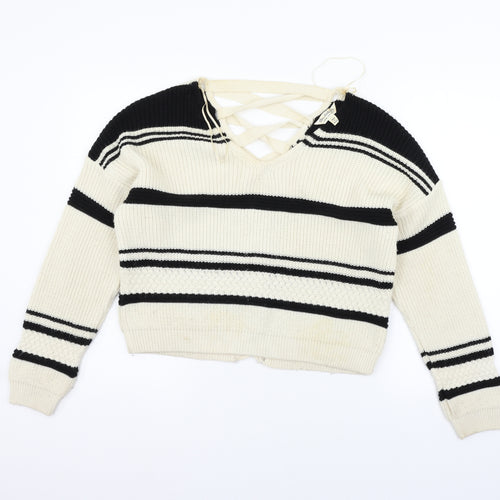 Miss Selfridge Womens Beige   Pullover Jumper Size 12