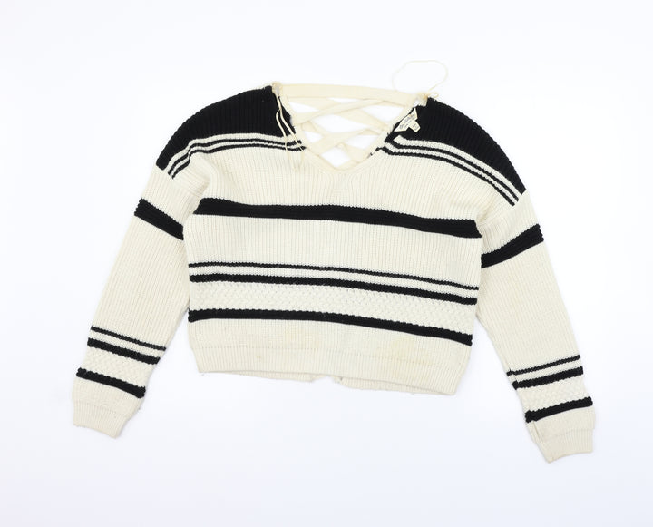Miss Selfridge Womens Beige   Pullover Jumper Size 12
