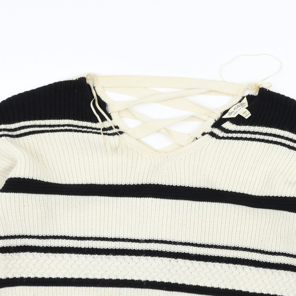 Miss Selfridge Womens Beige   Pullover Jumper Size 12