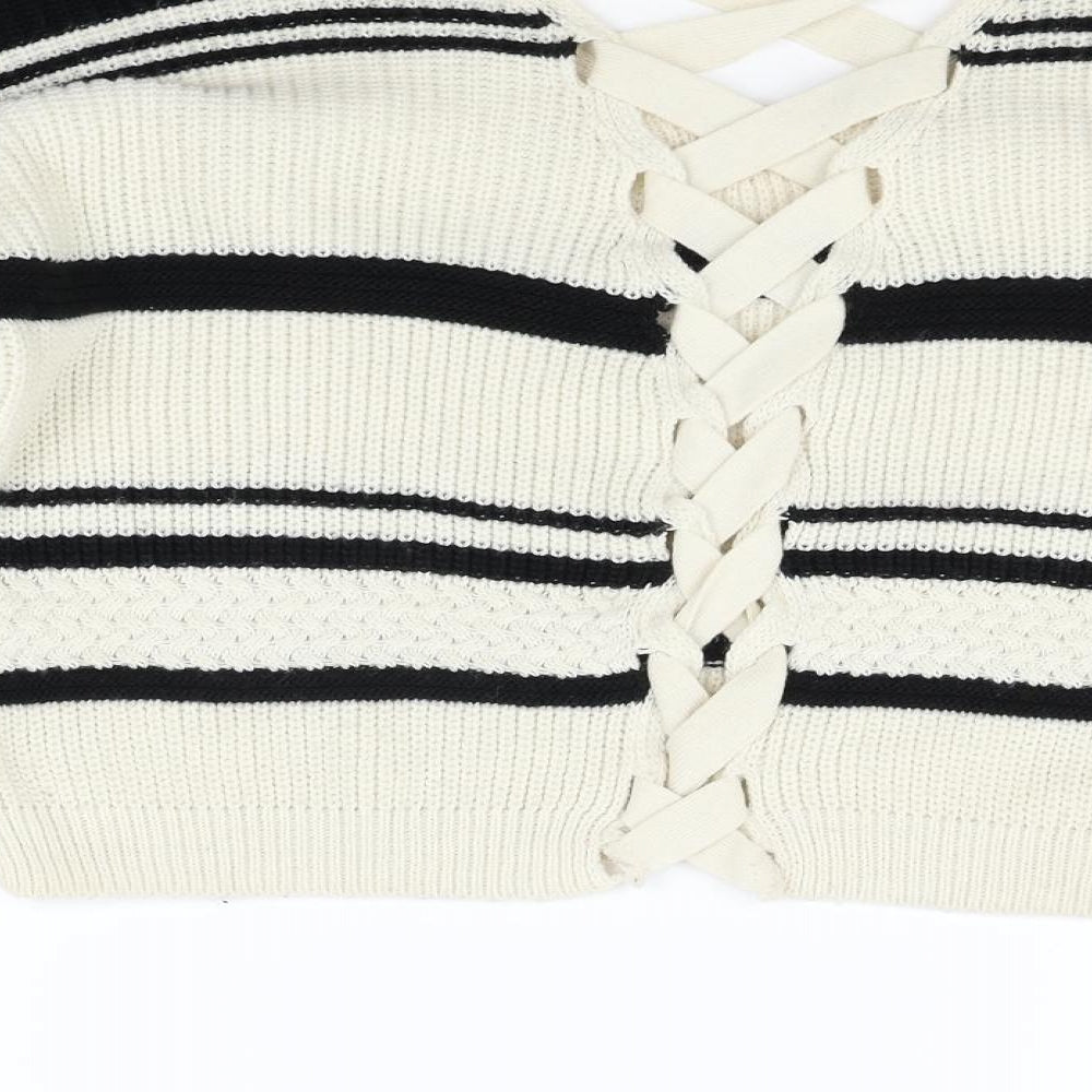 Miss Selfridge Womens Beige   Pullover Jumper Size 12