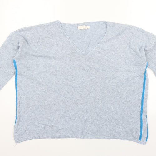sarta Womens Blue   Pullover Jumper One Size