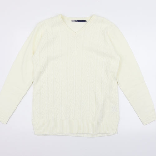 EWM Womens Beige   Pullover Jumper Size M