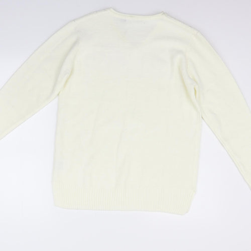 EWM Womens Beige   Pullover Jumper Size M