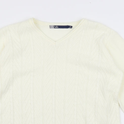 EWM Womens Beige   Pullover Jumper Size M