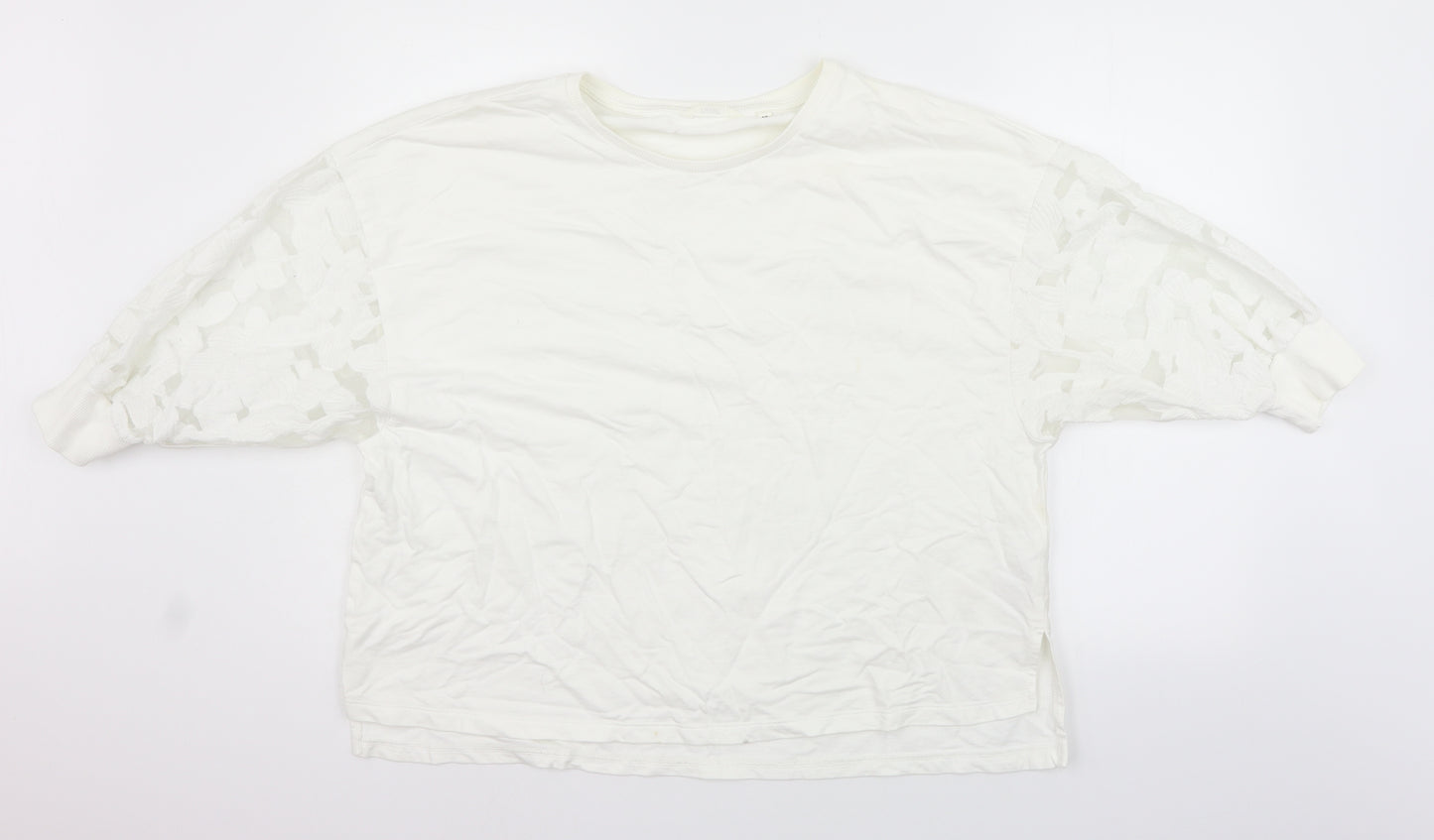 NEXT Womens White   Pullover Jumper Size 14  - washable marks