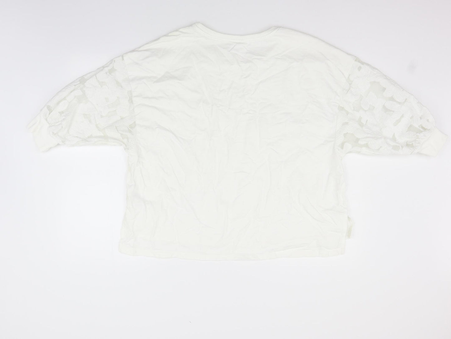 NEXT Womens White   Pullover Jumper Size 14  - washable marks